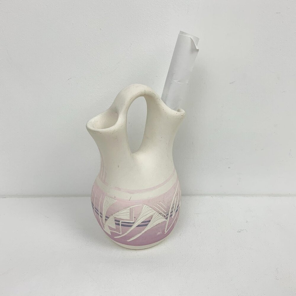 Mesa Verde Navajo Native American Indian Pottery Vase Wedding Signed Vase - Picture 14 of 16